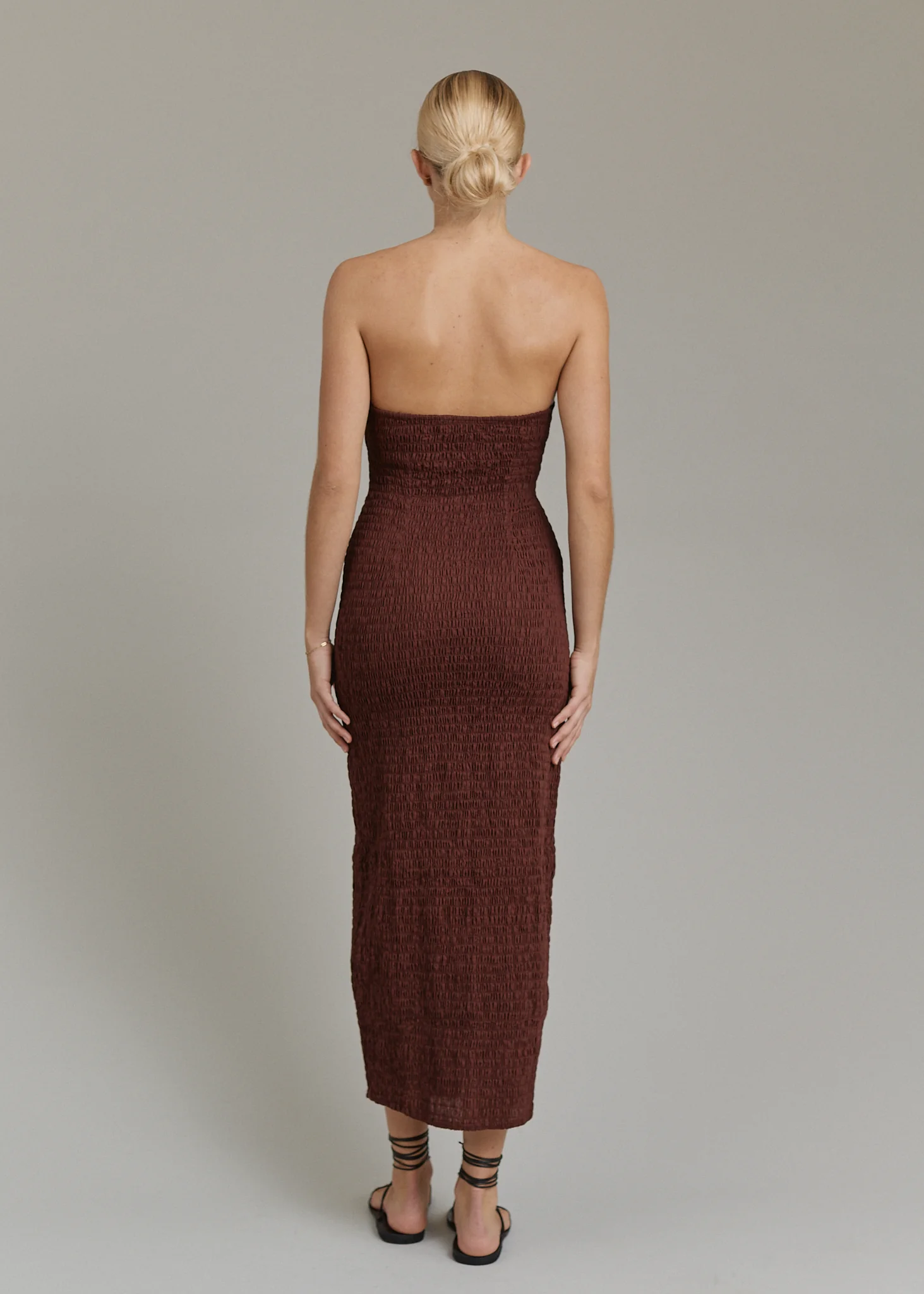 CASEY SHIRRED DRESS - PRE-FALL 2025 - Image 3