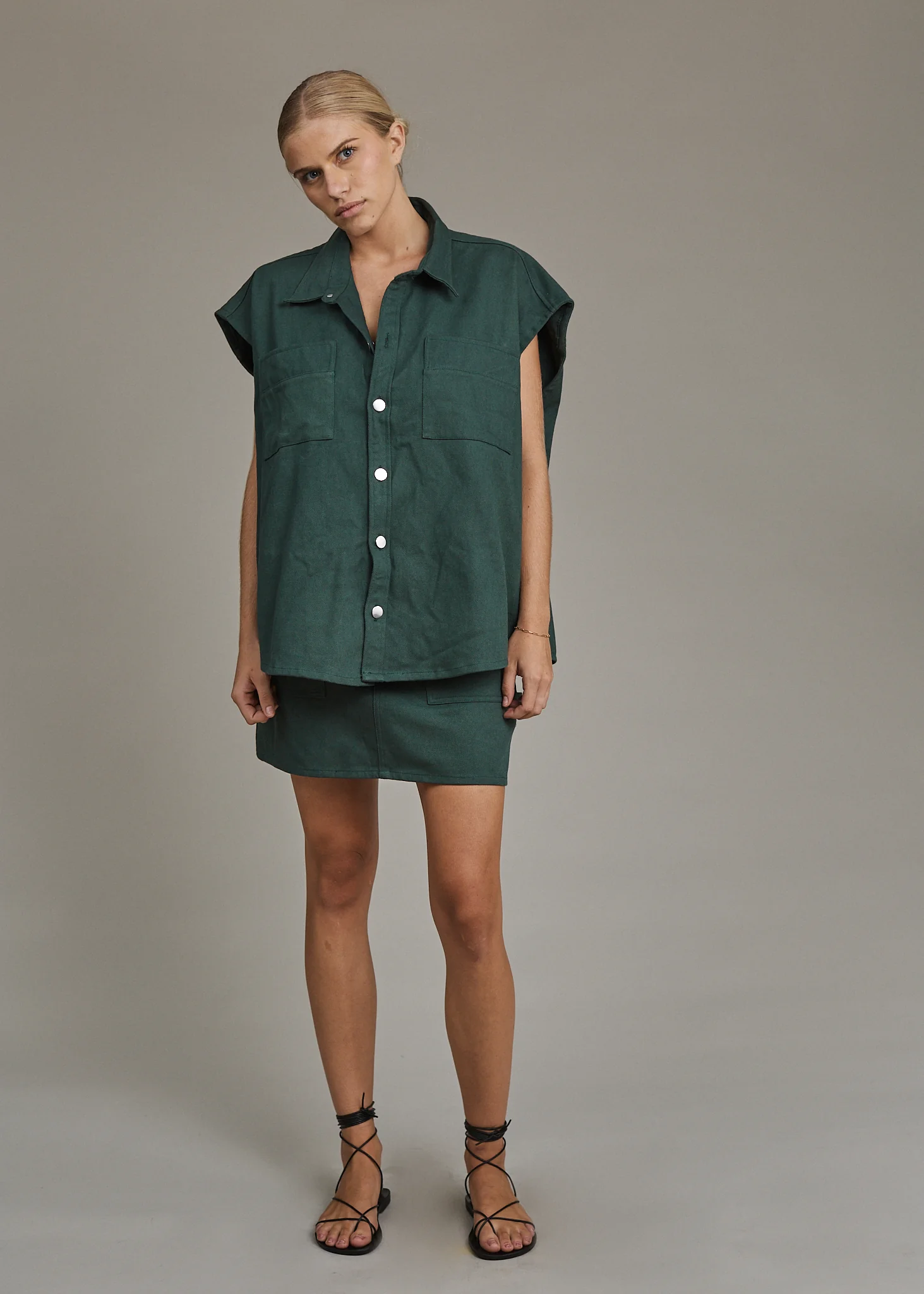 ELIO DENIM TOP - SUMMER 2025